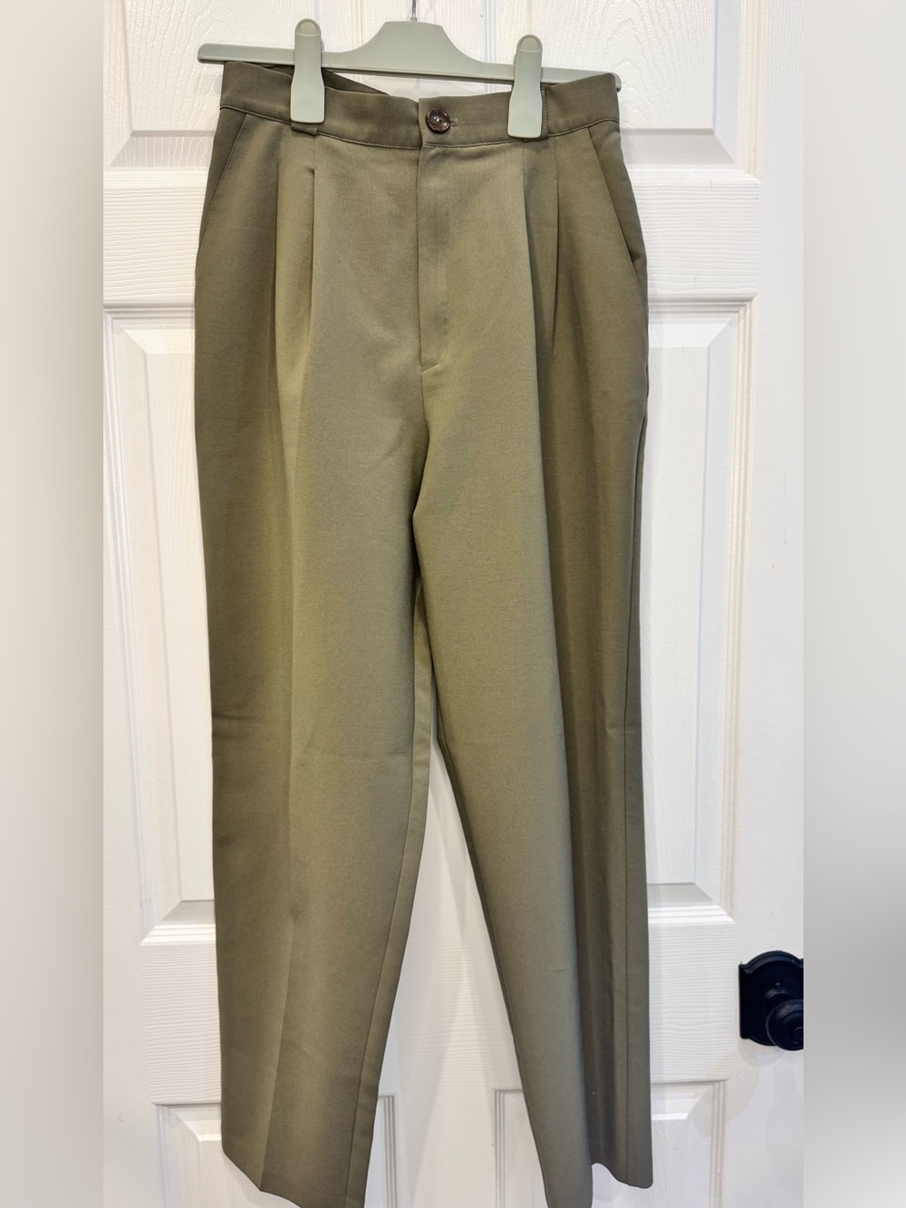 Vintage | Woman’s Olive Pleated Dress Pants
